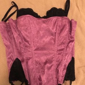 Dusty pink/lavender corset